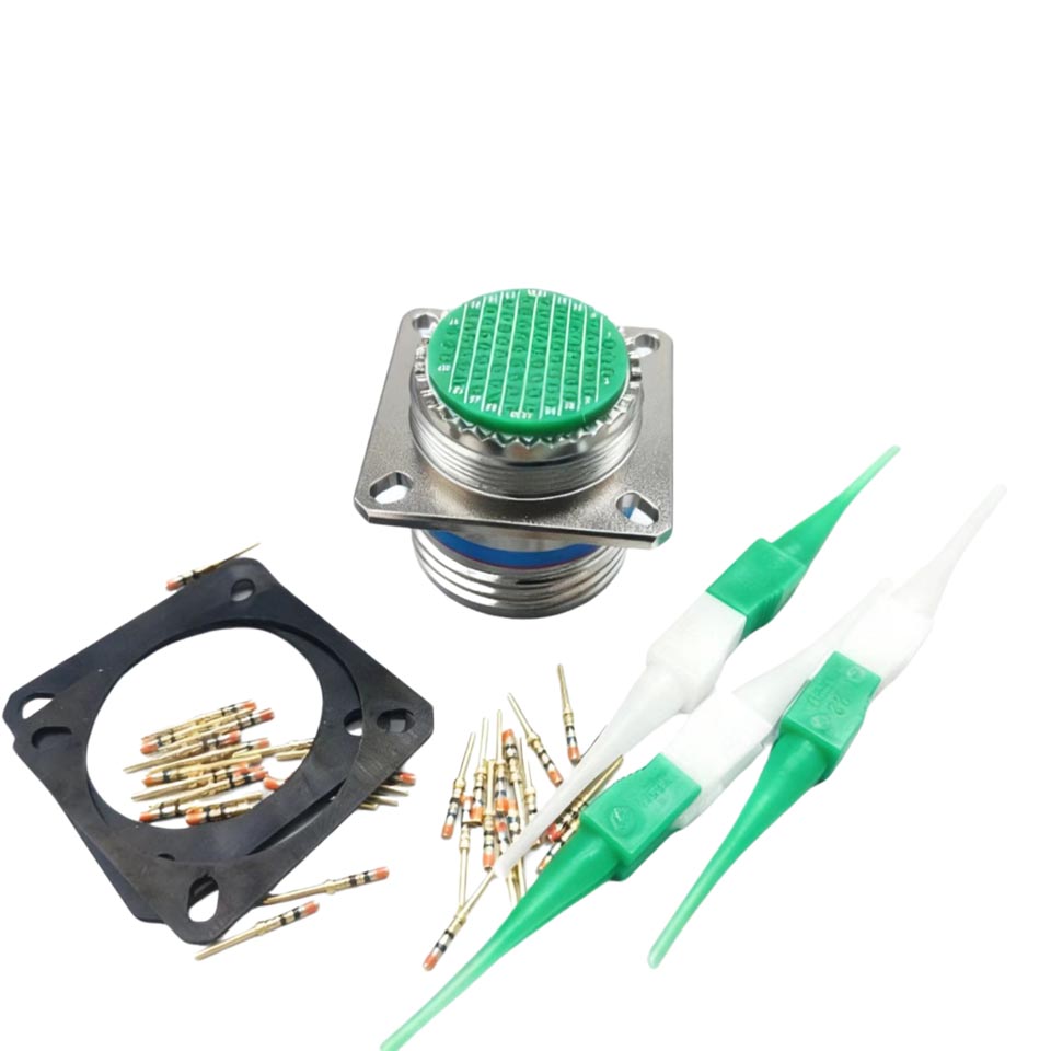 D38999/20FF35PN Wall Mount Circular Receptacle Ove